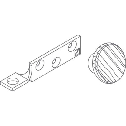 Richard Burbidge Landing Handrail Fixing Kit Universal x2pk - JJ Building Materials