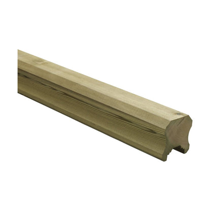 Richard Burbidge Large Traditional Handrail 2400mm (inc T Fillet) - JJ Building Materials