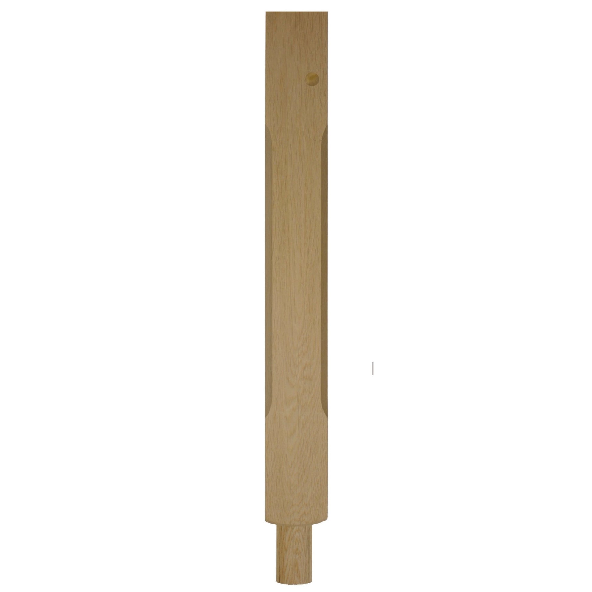 Richard Burbidge Oak Stop Chamfer Newel 725x90mm - JJ Building Materials