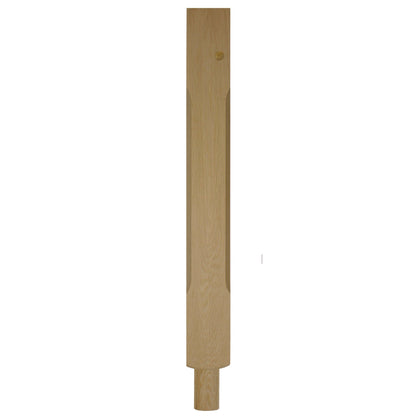 Richard Burbidge Oak Stop Chamfer Newel 725x90mm - JJ Building Materials