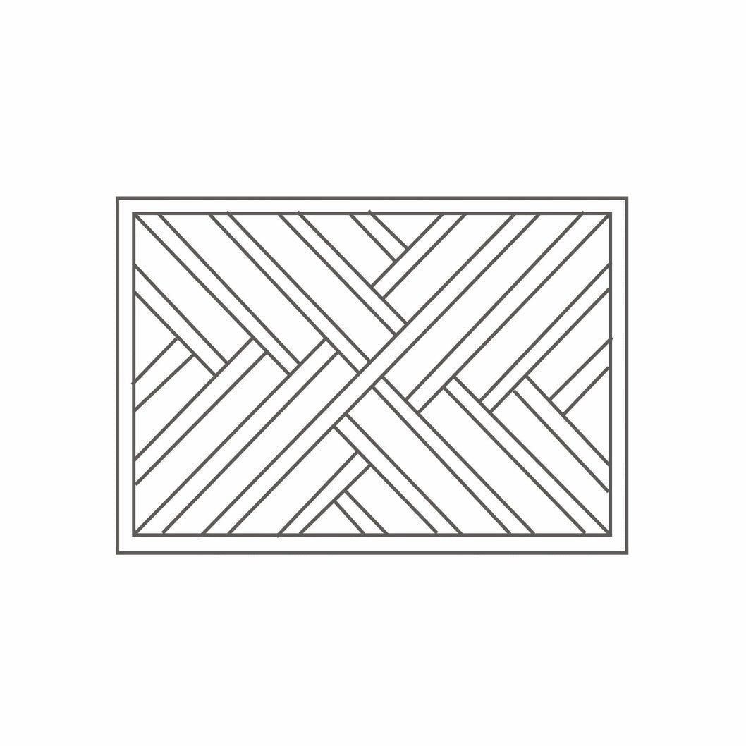 Richard Burbidge Pine Crosshatch Panel - JJ Building Materials