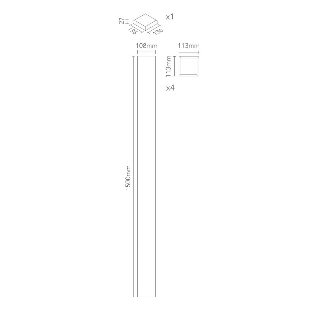 Richard Burbidge Pine ReNewel Kit 1500 including Cap - JJ Building Materials