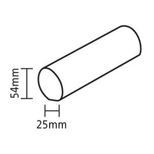 Richard Burbidge Pine Round Handrail - JJ Building Materials