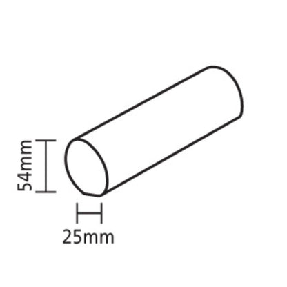 Richard Burbidge Pine Round Handrail - JJ Building Materials