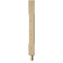 Richard Burbidge Pine Stop Chamfer Newel 725x90mm - JJ Building Materials
