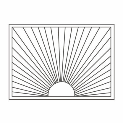 Richard Burbidge Pine Sunburst Panel - JJ Building Materials