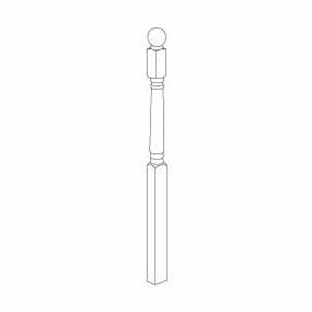 Richard Burbidge Treated Colonial Newel - JJ Building Materials
