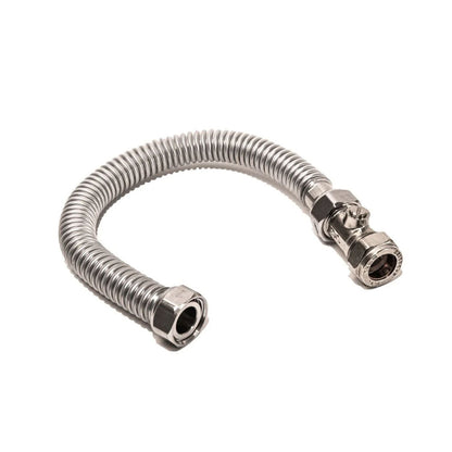 Ridgeline 15mm ISO x 1/2" Female Full Bore Flexible Connector - JJ Building Materials