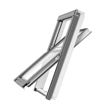 RoofLITE+ AAY B910 Centre Pivot Manual White Painted Roof Window - JJ Building Materials