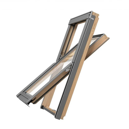 RoofLITE+ DPY B900 Centre Pivot Manual Pine Roof Window - JJ Building Materials
