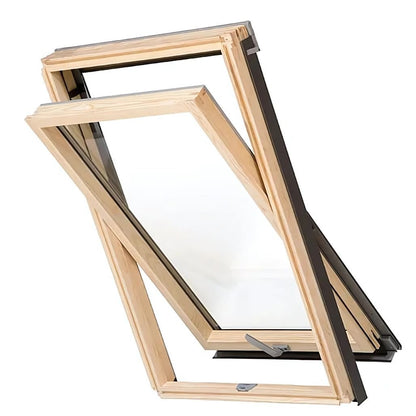 RoofLITE+ DPY B900 Centre Pivot Manual Pine Roof Window - JJ Building Materials
