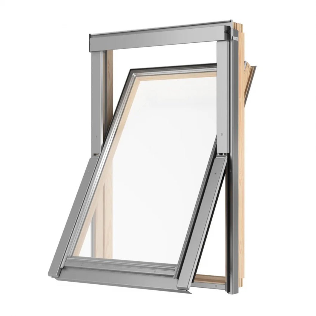 RoofLITE+ DPY B900 Centre Pivot Manual Pine Roof Window - JJ Building Materials