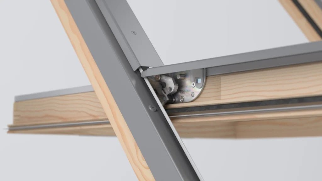 RoofLITE+ DPY B900 Centre Pivot Manual Pine Roof Window - JJ Building Materials