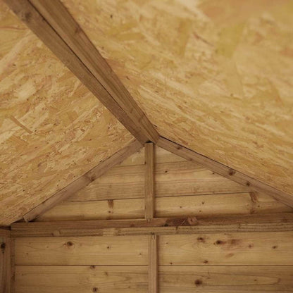 Rowlinson 4x4ft Shiplap Apex Garden Shed Single Door - JJ Building Materials