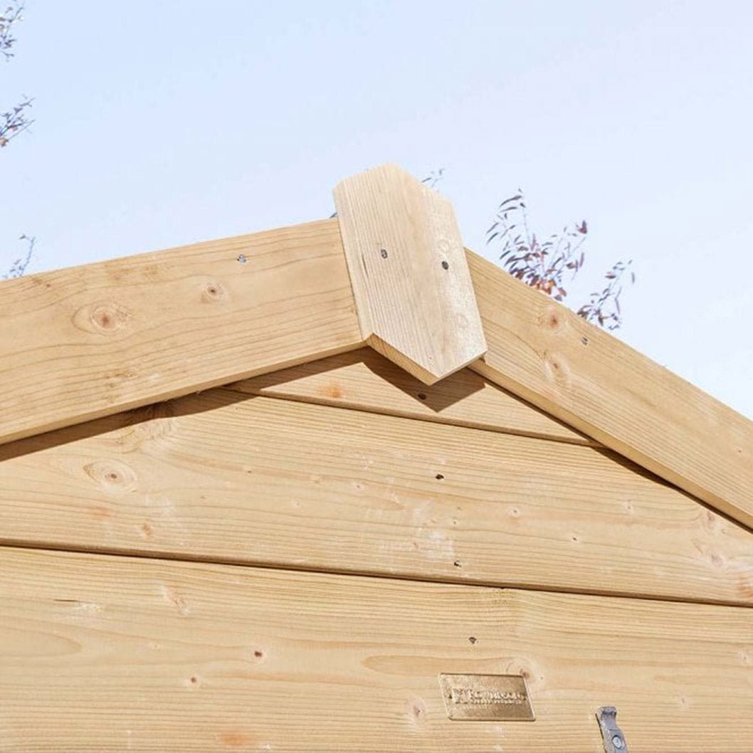 Rowlinson 4x6ft Shiplap Apex Garden Shed Single Door - JJ Building Materials
