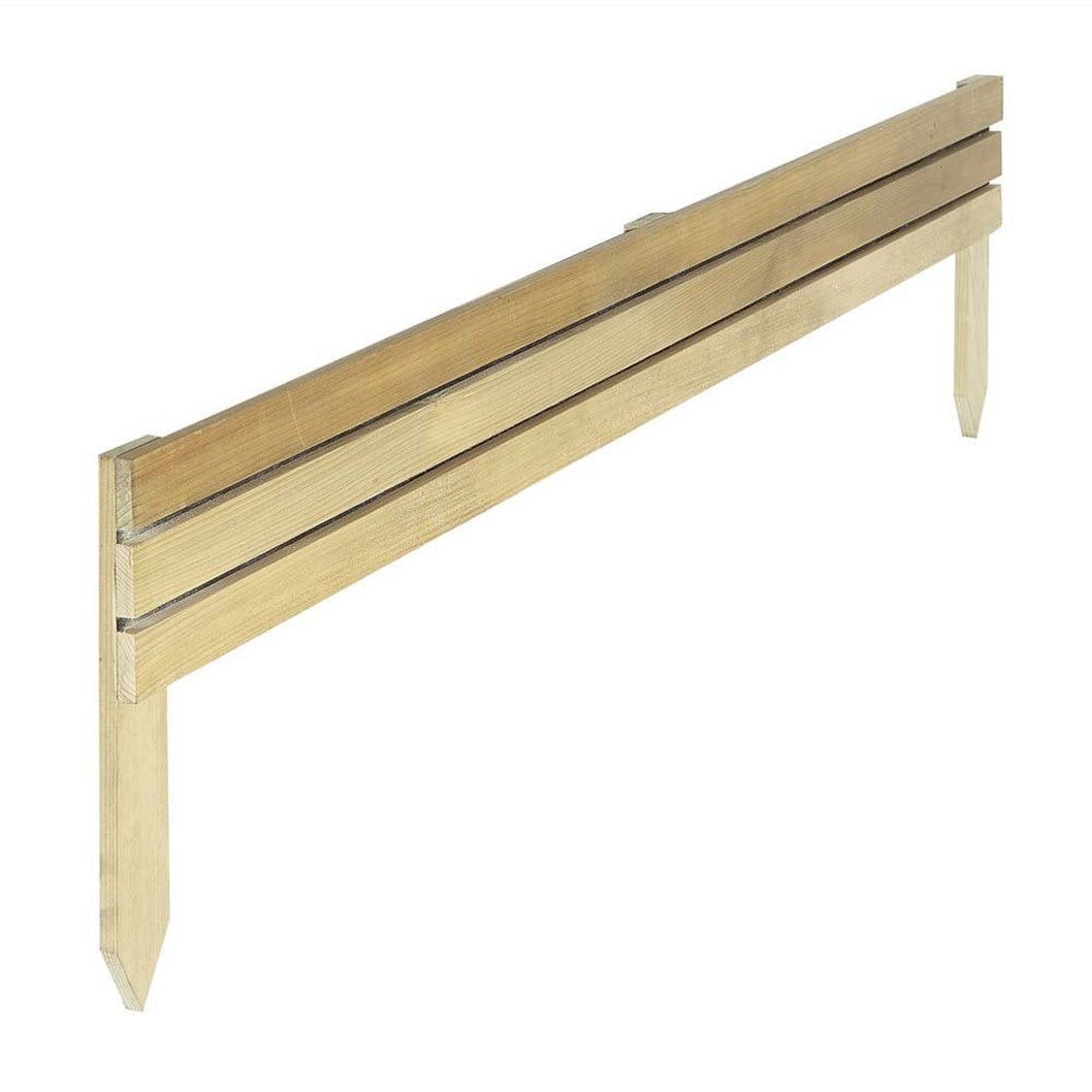 Rowlinson 6" Ledbury Slat Garden Border Edging - JJ Building Materials