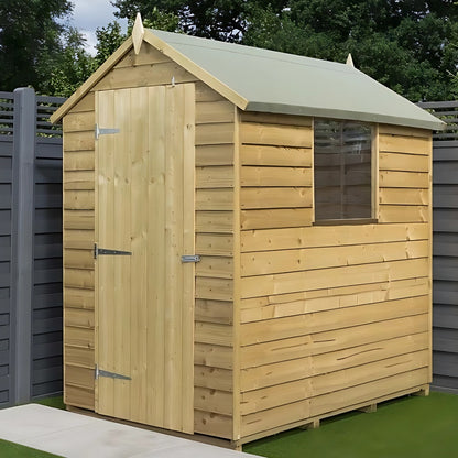 Rowlinson 6x4ft Overlap Garden Shed