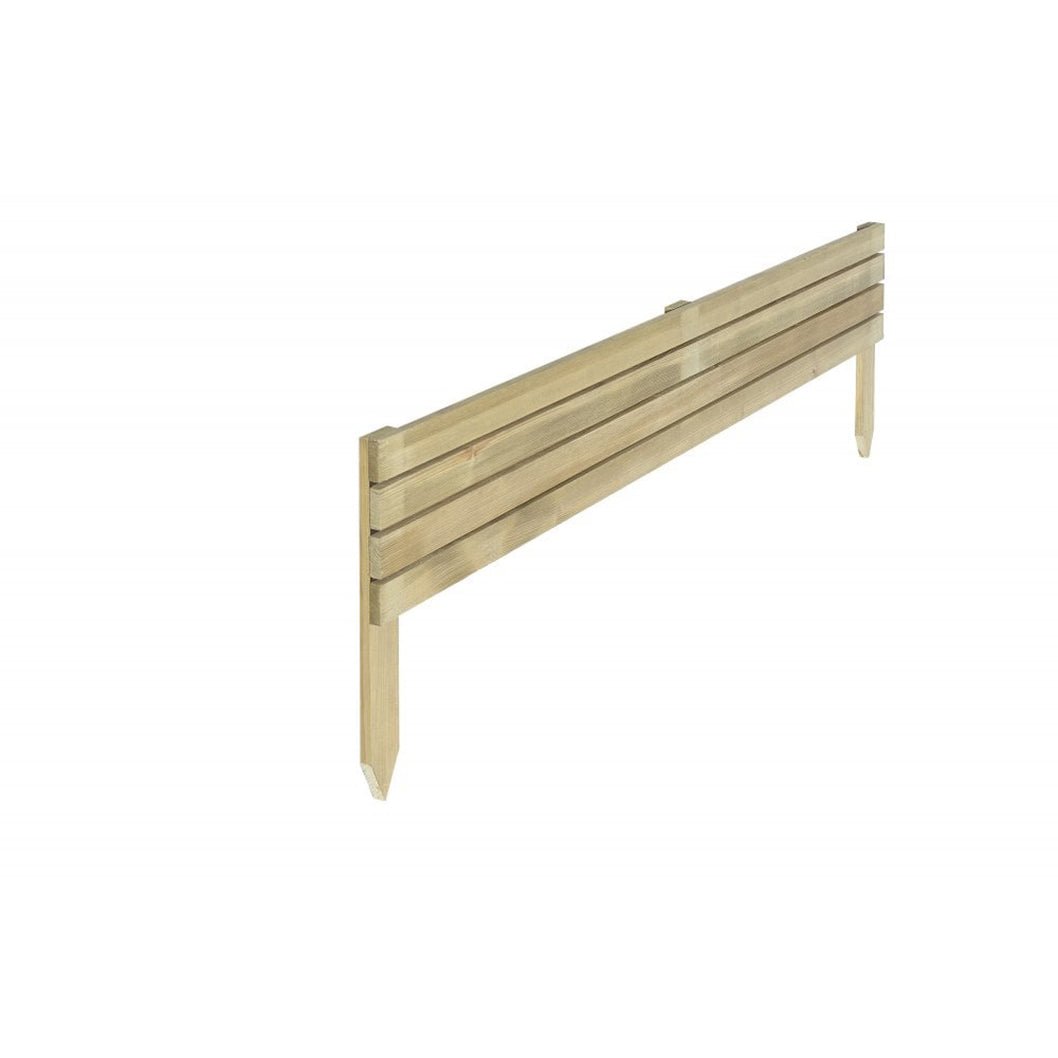 Rowlinson 8" Ledbury Slat Garden Border Edging - JJ Building Materials