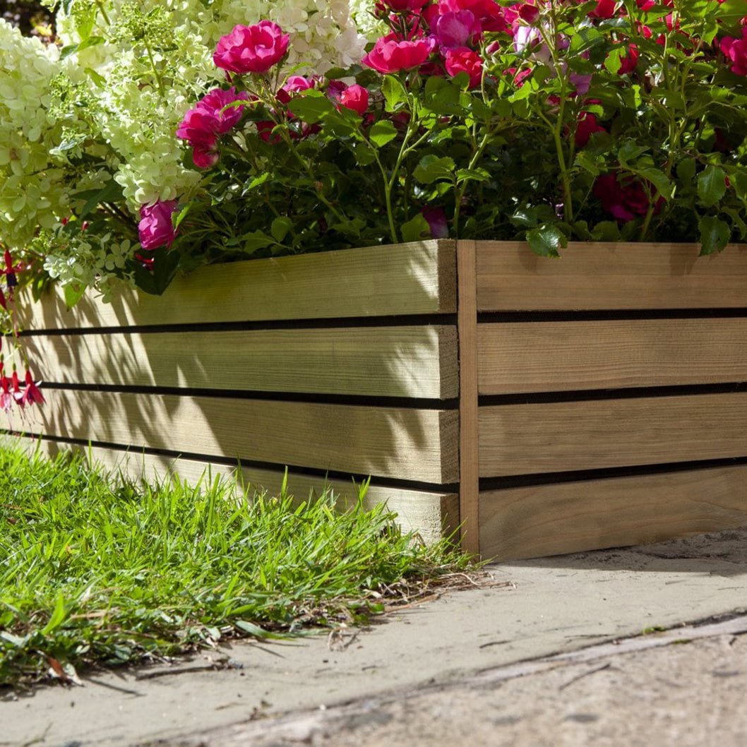 Rowlinson 8" Ledbury Slat Garden Border Edging - JJ Building Materials