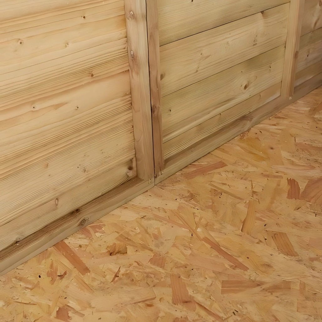 Rowlinson 8x6ft Shiplap Apex Garden Shed Double Door - JJ Building Materials