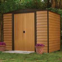 Rowlinson 8x6ft Woodvale Metal Apex Shed - JJ Building Materials