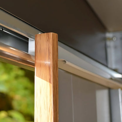 Rowlinson 8x6ft Woodvale Metal Apex Shed