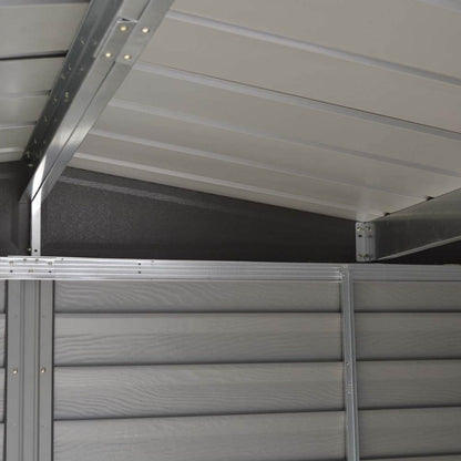 Rowlinson 8x6ft Woodvale Metal Apex Shed - JJ Building Materials