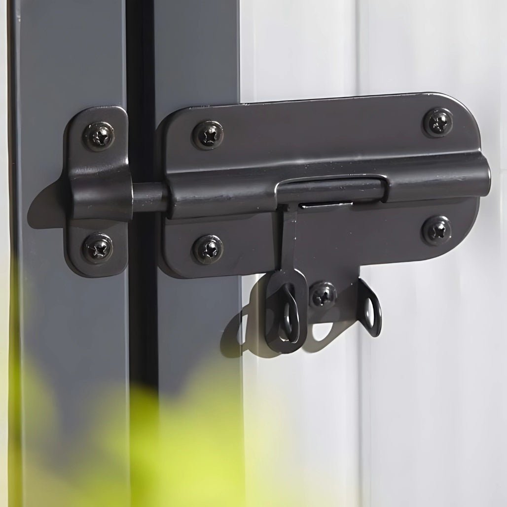 Rowlinson Airevale 4X3ft Plastic Apex Garden Shed Light Grey - JJ Building Materials