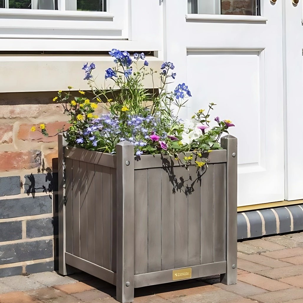 Rowlinson Alderley Grey Square Planter - JJ Building Materials