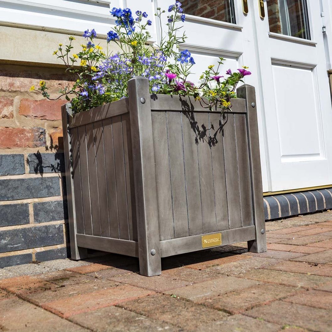 Rowlinson Alderley Grey Square Planter - JJ Building Materials