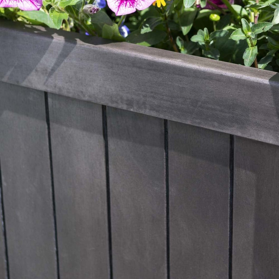 Rowlinson Alderley Grey Square Planter - JJ Building Materials