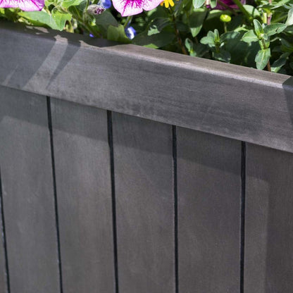 Rowlinson Alderley Grey Square Planter - JJ Building Materials