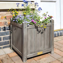 Rowlinson Alderley Grey Square Planter - JJ Building Materials