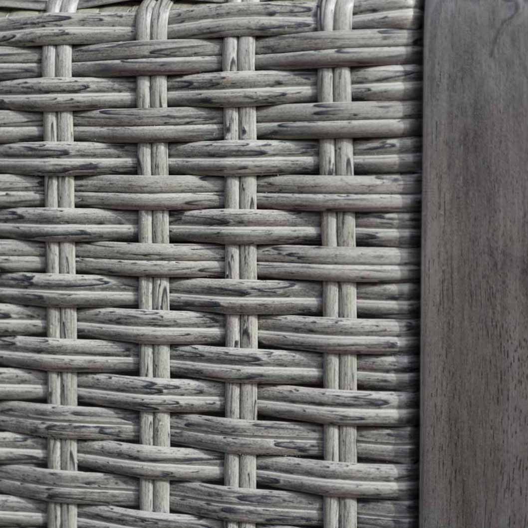 Rowlinson Alderley Rattan Storage Garden Bench - JJ Building Materials