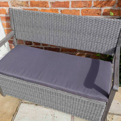 Rowlinson Alderley Rattan Storage Garden Bench - JJ Building Materials