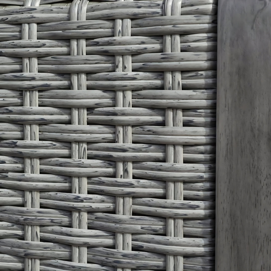 Rowlinson Alderley Rattan Storage Garden Bench - JJ Building Materials
