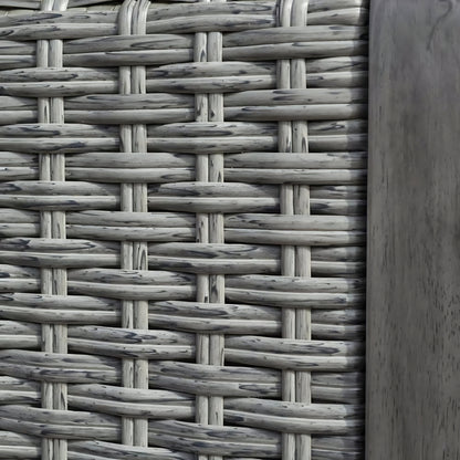 Rowlinson Alderley Rattan Storage Garden Bench