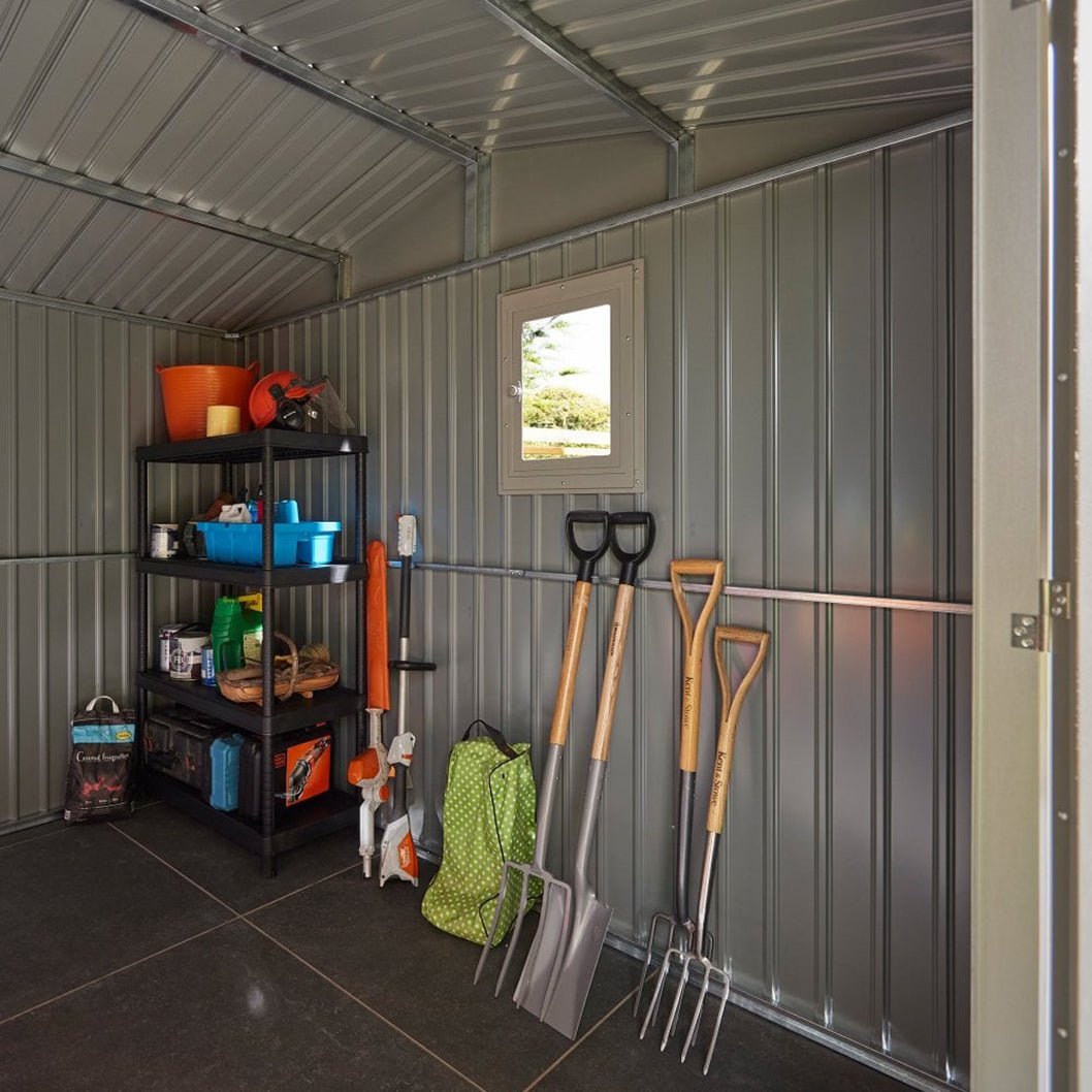 Rowlinson Brentvale 10x10ft Premium Apex Metal Shed - JJ Building Materials
