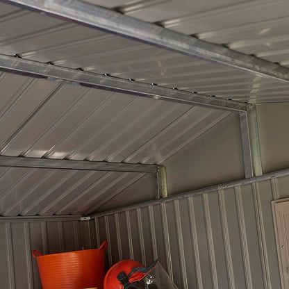Rowlinson Brentvale 10x8ft Premium Apex Metal Shed - JJ Building Materials