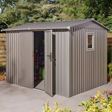 Rowlinson Brentvale 10x8ft Premium Apex Metal Shed - JJ Building Materials