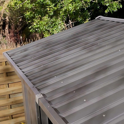 Rowlinson Brentvale 10x8ft Premium Apex Metal Shed - JJ Building Materials
