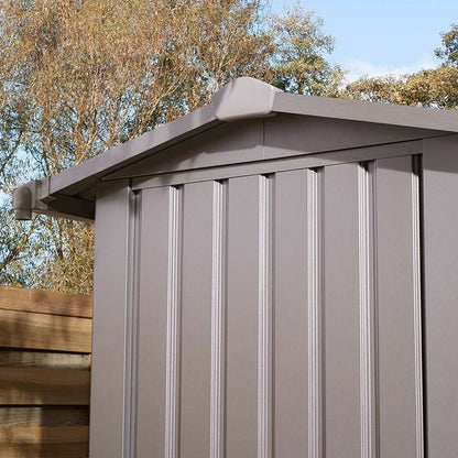 Rowlinson Brentvale 8x4ft Premium Apex Metal Shed - JJ Building Materials