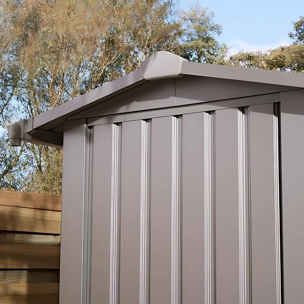Rowlinson Brentvale 8x4ft Premium Apex Metal Shed - JJ Building Materials