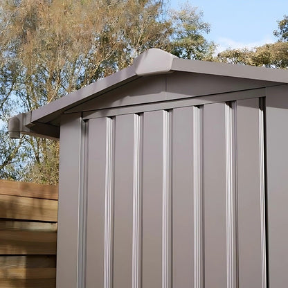 Rowlinson Brentvale 8x4ft Premium Apex Metal Shed - JJ Building Materials