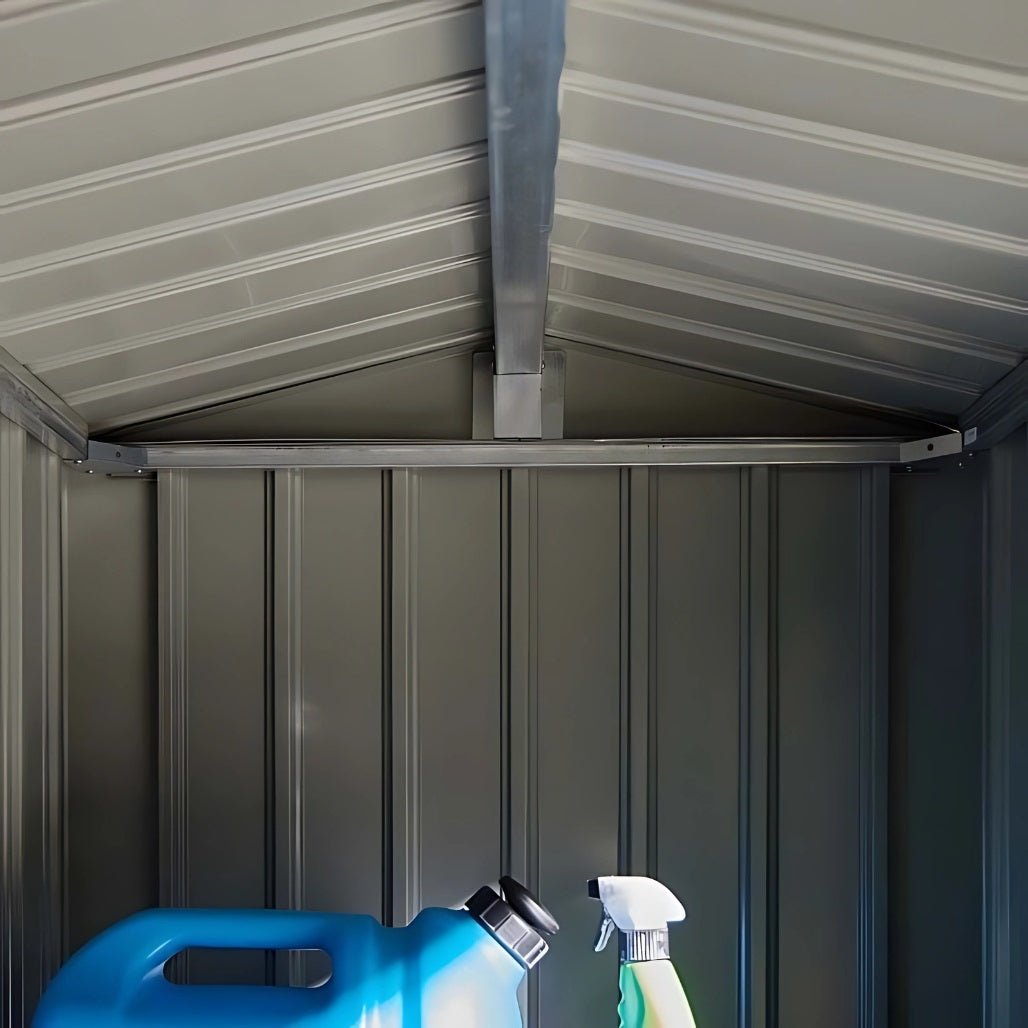 Rowlinson Brentvale 8x4ft Premium Apex Metal Shed - JJ Building Materials