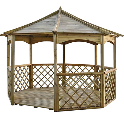 Rowlinson Buckingham Wooden Gazebo - JJ Building Materials