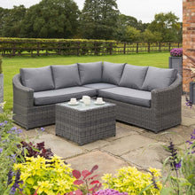 Rowlinson Bunbury Rattan Corner Garden Dining Set - JJ Building Materials