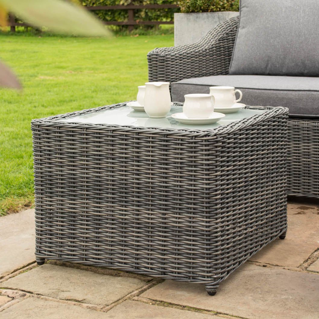 Rowlinson Bunbury Rattan Corner Garden Dining Set - JJ Building Materials