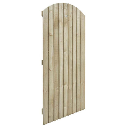 Rowlinson Featheredge Arch Top Wooden Gate - JJ Building Materials