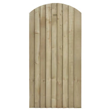 Rowlinson Featheredge Arch Top Wooden Gate - JJ Building Materials